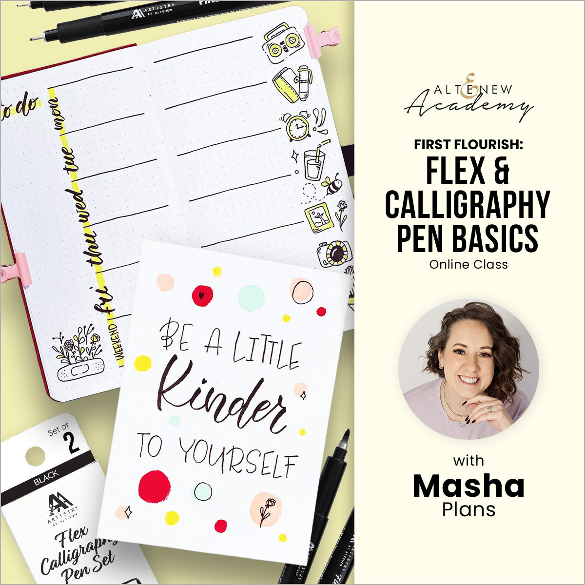 First Flourish: Flex & Calligraphy Basics - Altenew