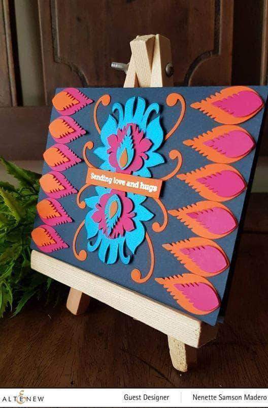 Altenew Creativity Kit Featurette All Over Layered Die-Cut Backgrounds Class