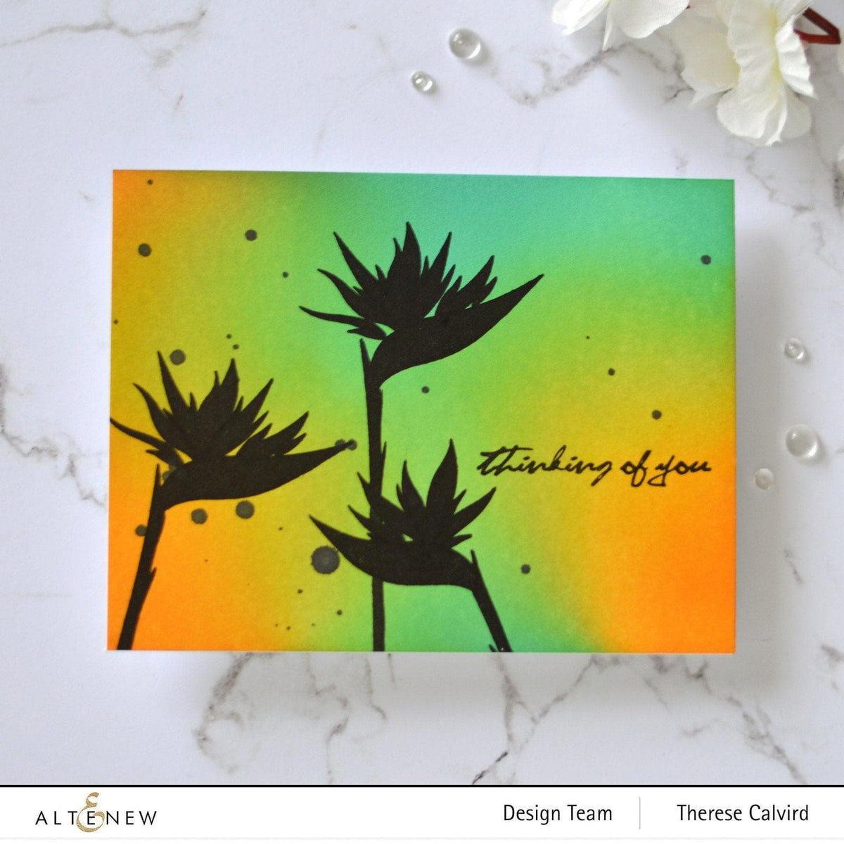 Altenew Creativity Kit Featurette All Over Stamped Die-Cut Backgrounds Class
