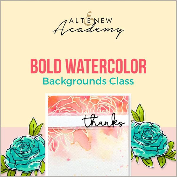 Bold Watercolor Backgrounds Class