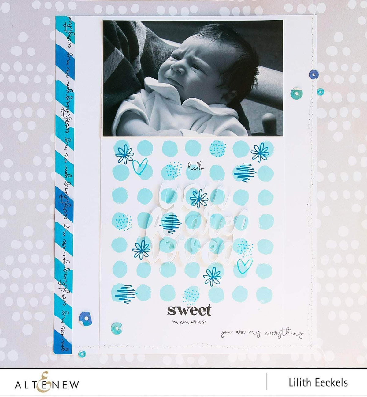 Altenew Creativity Kit Featurette Layered Border Focal Points Class