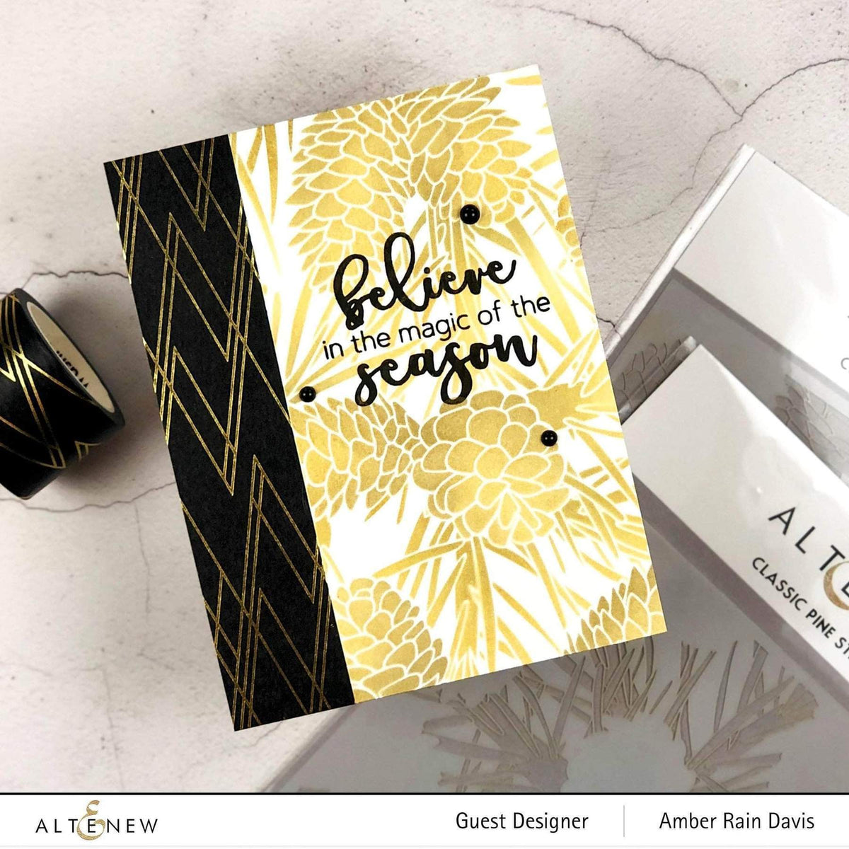 Altenew Creativity Kit Featurette Using Washi Tape to Draw Focus Class