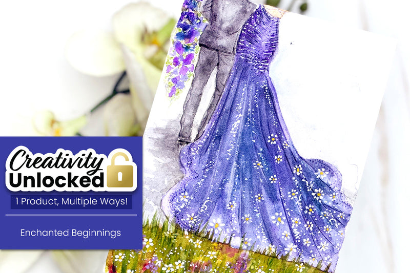 Creativity Unlocked feat. Enchanted Beginnings | DIY Watercolor Wedding Gift