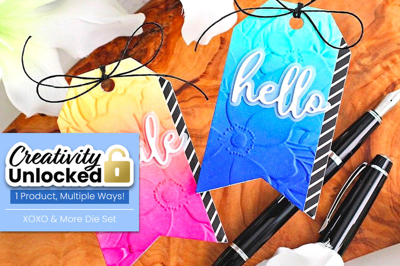 Creativity Unlocked feat. XOXO & More Die Set | Add Dimension to Projects Easily