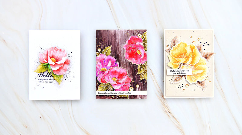 Three Unique Looks for Airbrushed Flowers
