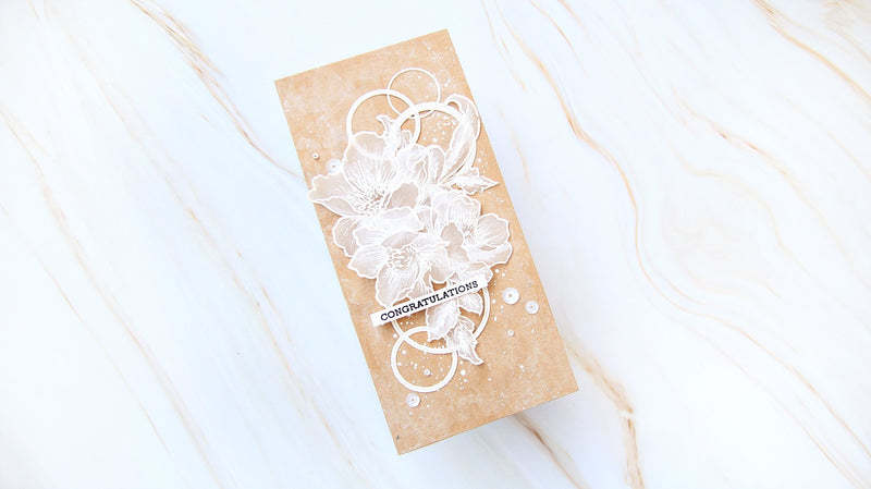 How to Create Beautiful White Vellum Flowers