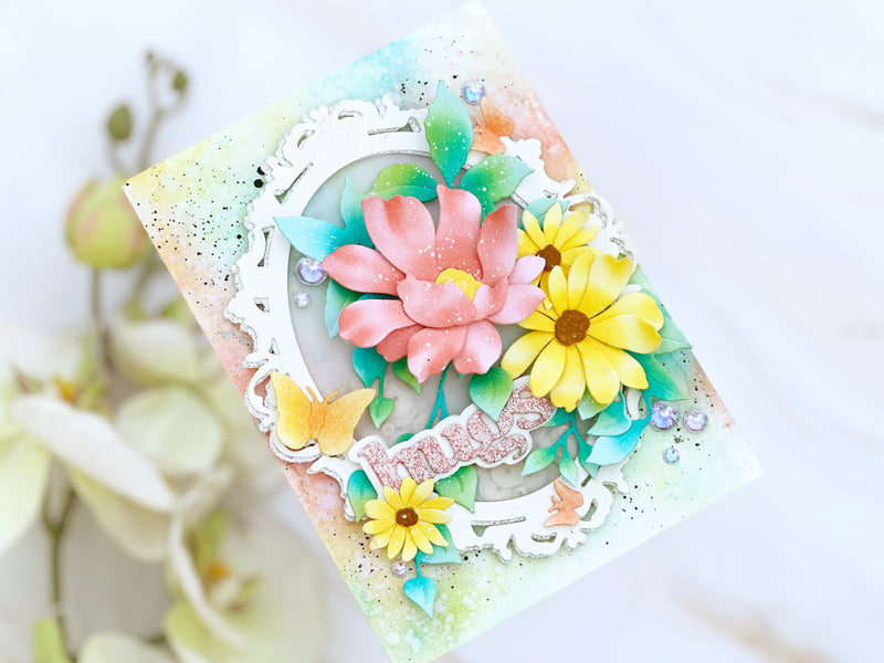 Soft Elegance: Transform Your Cards with Delicate Color and Dimension