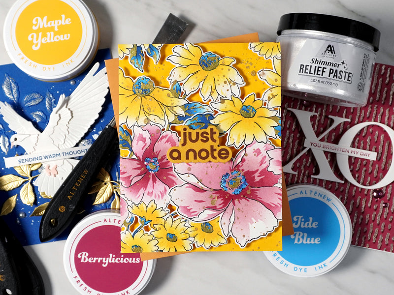 3 Creative Shimmer Relief Paste Techniques to Elevate Your Crafting | Perfect Pairings with Jaycee