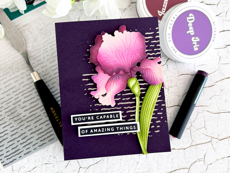 Shimmer Relief Paste Designs Made Easy With Stencils!