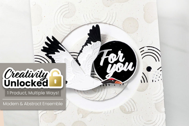 Creativity Unlocked Feat. Modern & Abstract Ensemble | 3 Versatile Stencil Techniques for Vibrant Cards