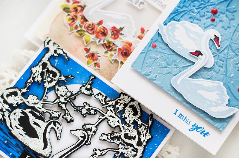 How to Add the Elegance of Modern Swans to Your Handmade Cards