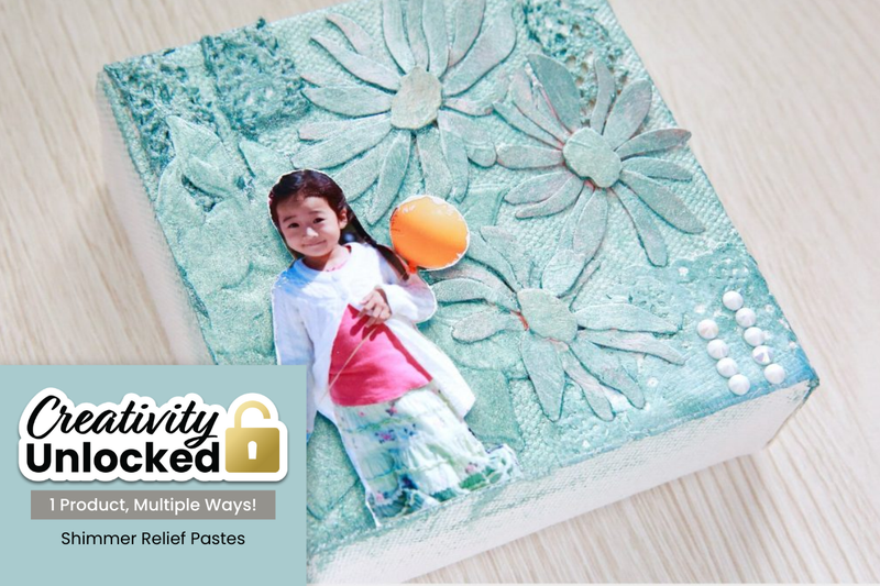 Crafting with Sparkle: Elevating Scrapbook Projects with Altenew Shimmer Relief Pastes