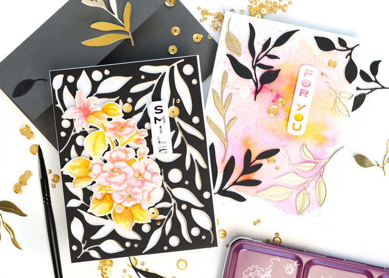 Check Out These 2 Ways to Embellish Die-Cuts with Watercolor