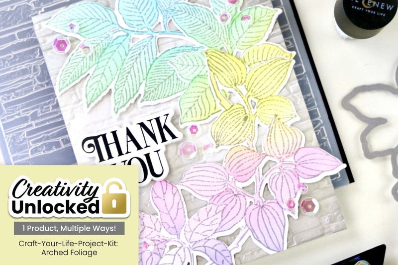 Arched Foliage Craft Your Life Project Kit : Two looks SO easy!