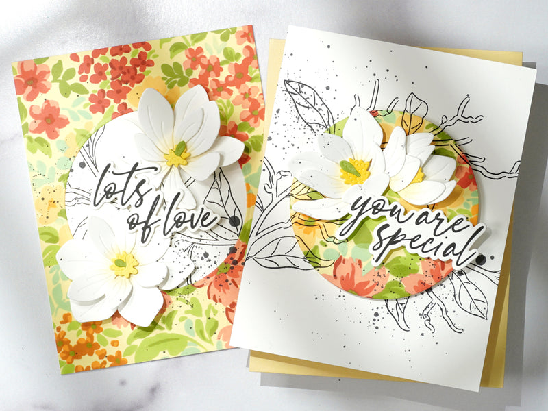 Unlock Harmonious Cards: Stencil with Analogous Colors | Perfect Pairings with Jaycee
