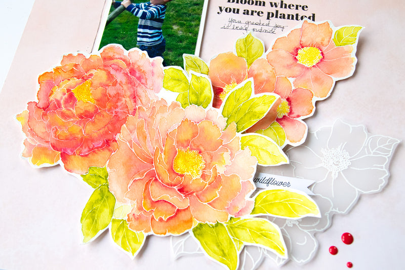 Lovely Layers with Lilith: Billowing Peonies Stamp Set (with video)