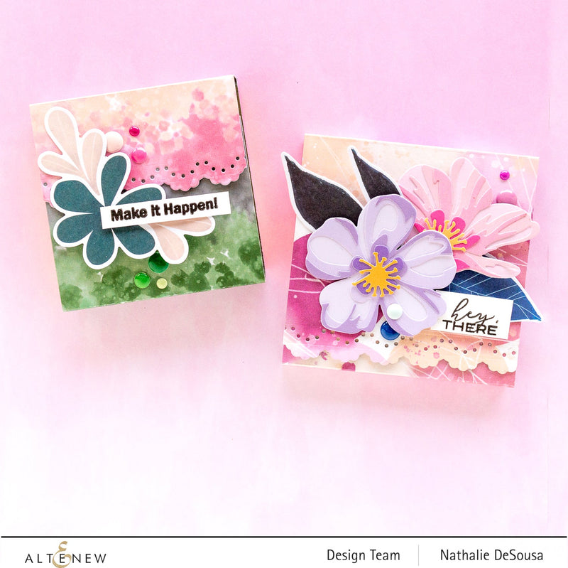 Creating Notepad Covers with Wildflower Collection ( + video tutorial)
