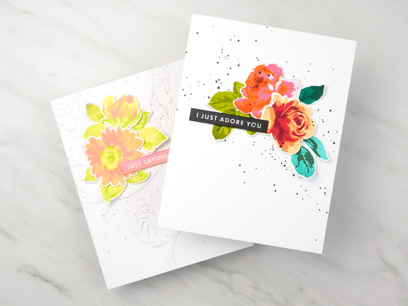 2 Effortless Coloring Techniques for Flower Cards | Perfect Pairings with Jaycee + Video