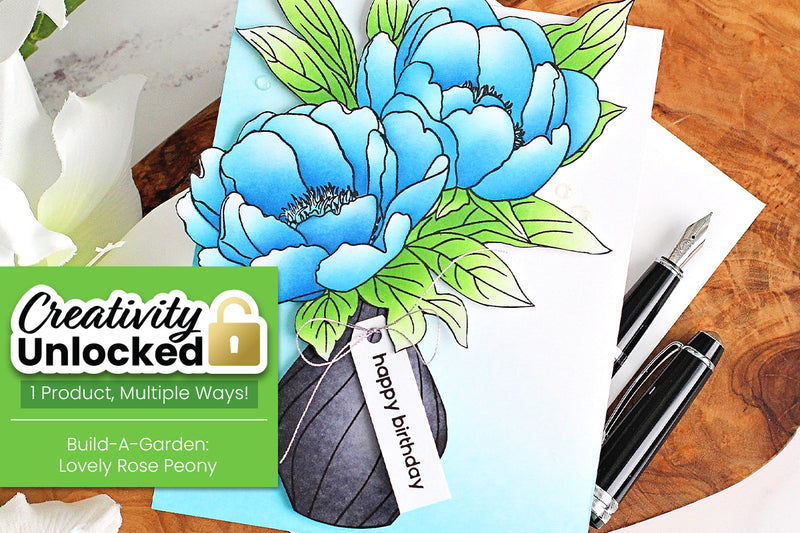 Easy Ink Blending 3 Ways (With Video Tutorial) | Creativity Unlocked feat. Lovely Rose Peony