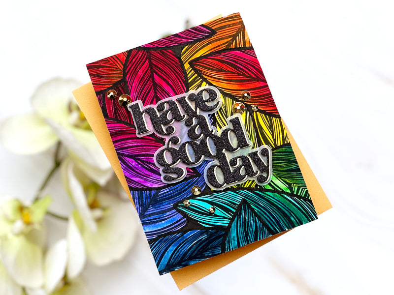Rainbow Ombre Leaves | Creative Coloring with Erum