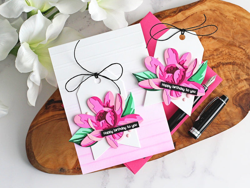 Create Quick and Easy Layered Florals with Gradient Cardstock