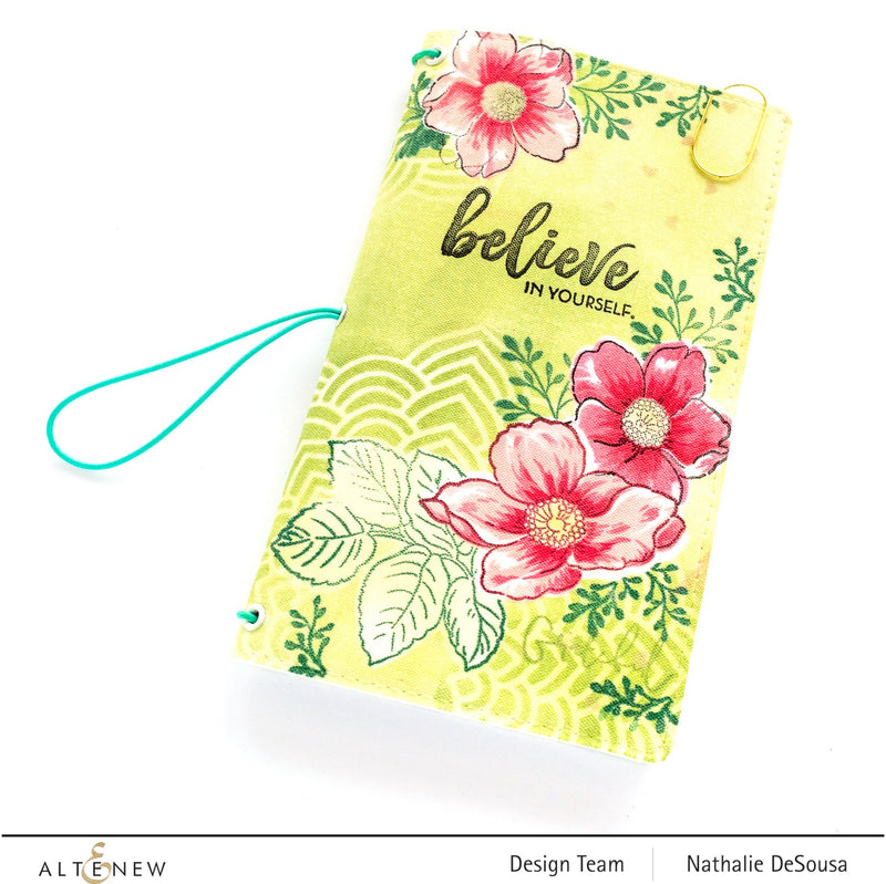 Customize your Traveler's Notebook Cover with Mixed Media Inks (+video tutorial)