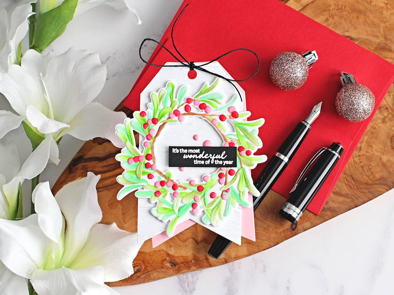 Quick and Easy No-Line Stenciling with Embossing Folders