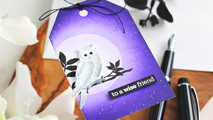 Night-Time Owl Scene by Michelle Short for Altenew