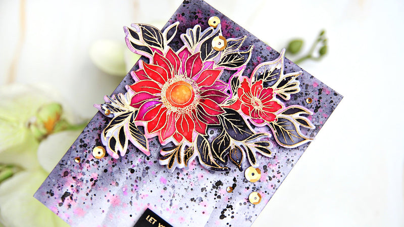 EASY Technique to Create a Grungy Watercolor Card!