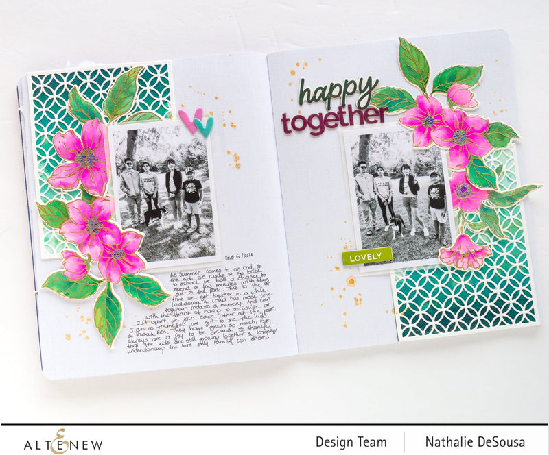 Adding Vibrant Colors To Memory Keeping Projects (+video tutorial)