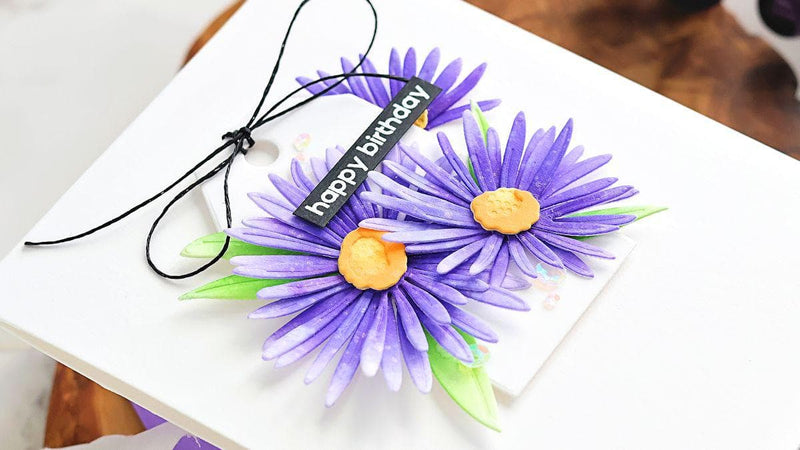 Using Water to Create Interest on Die-Cuts in an Easy Way (With Video Tutorial)