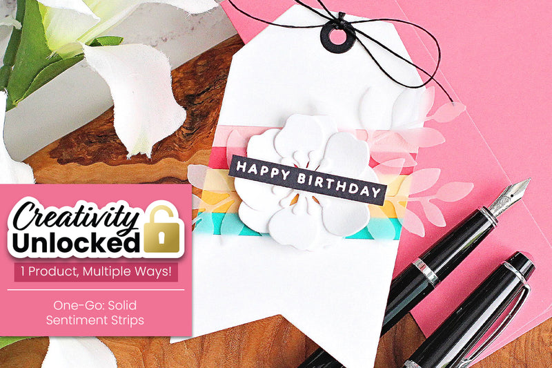 2 Ways to Use Sentiment Strips | Terrific Tags with Michelle (With Video Tutorial)