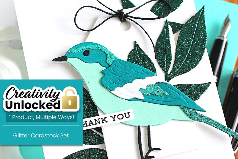 Creativity Unlocked feat. Glitter Cardstock Set | Glitter Without the Mess!