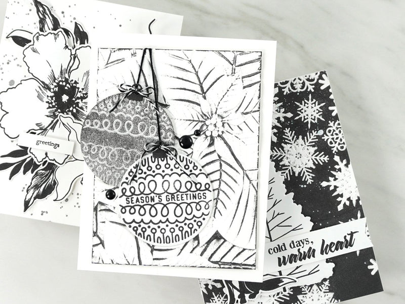 3 High Contrast Cards to Jump Start Your Holiday Stash | Perfect Pairings with Jaycee + VIDEO