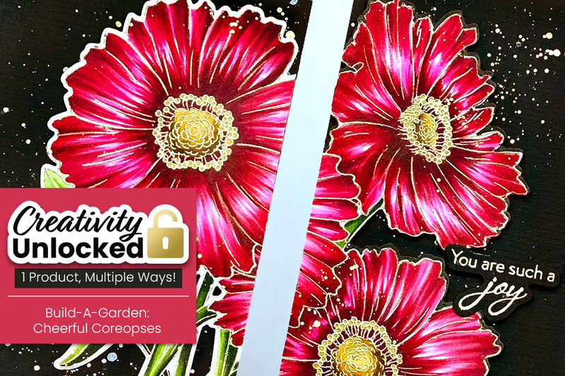 Creativity Unlocked feat. Cheerful Coreopses | Bold and Beautiful Floral Cards