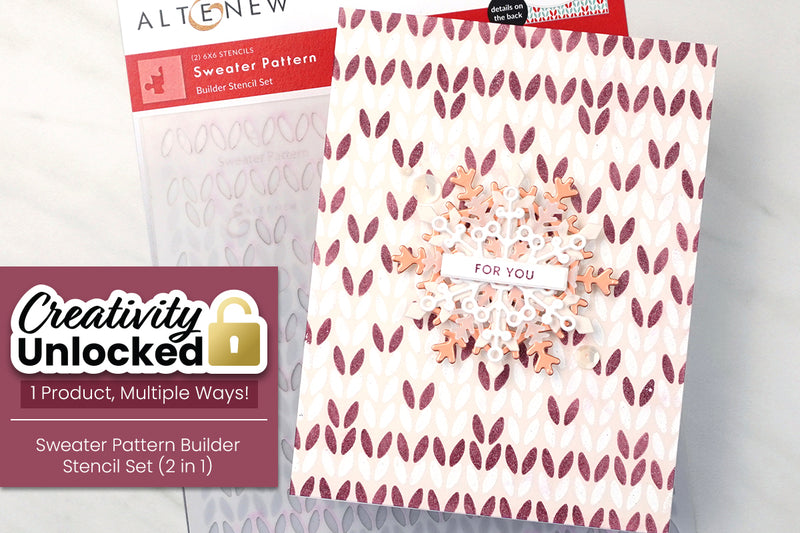 2 Brilliant Stencil Designs featuring Textile Patterns | Perfect Pairings with Jaycee