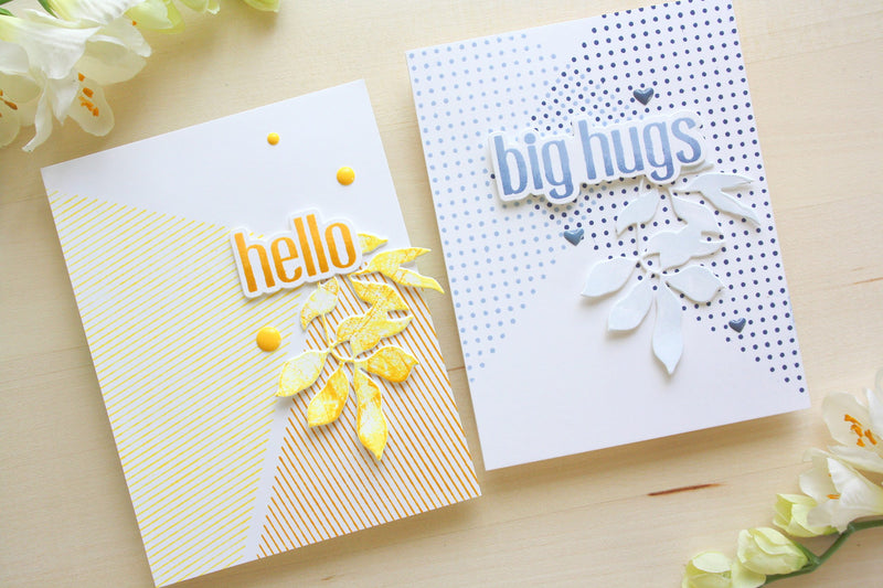 2 Quick, Creative Cards Using Background Stamps and the Stampwheel 2.0