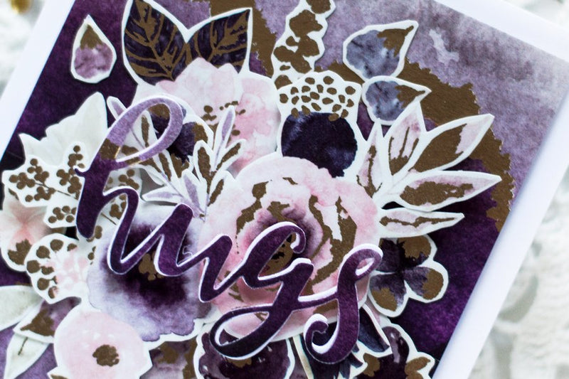 Quick Floral Card With No Stamping Involved