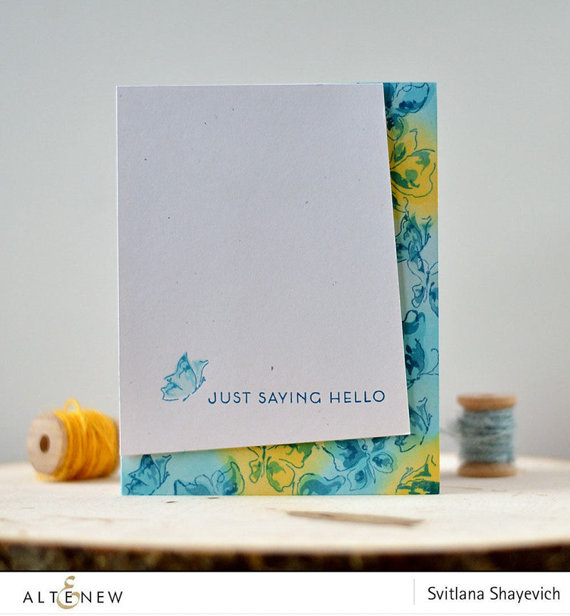 One stamp – two cards