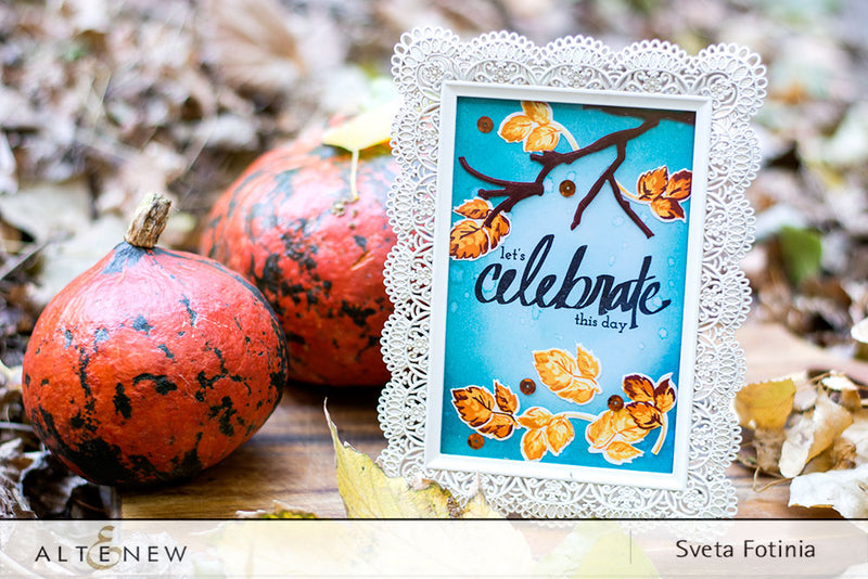 Autumn inspiration with Vintage flowers