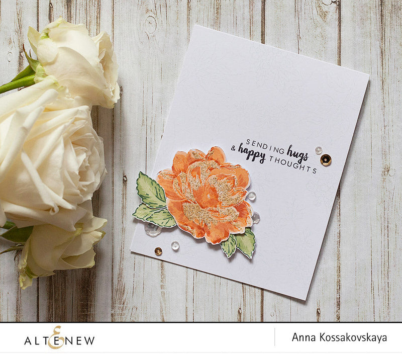Hugs and happy thoughts card