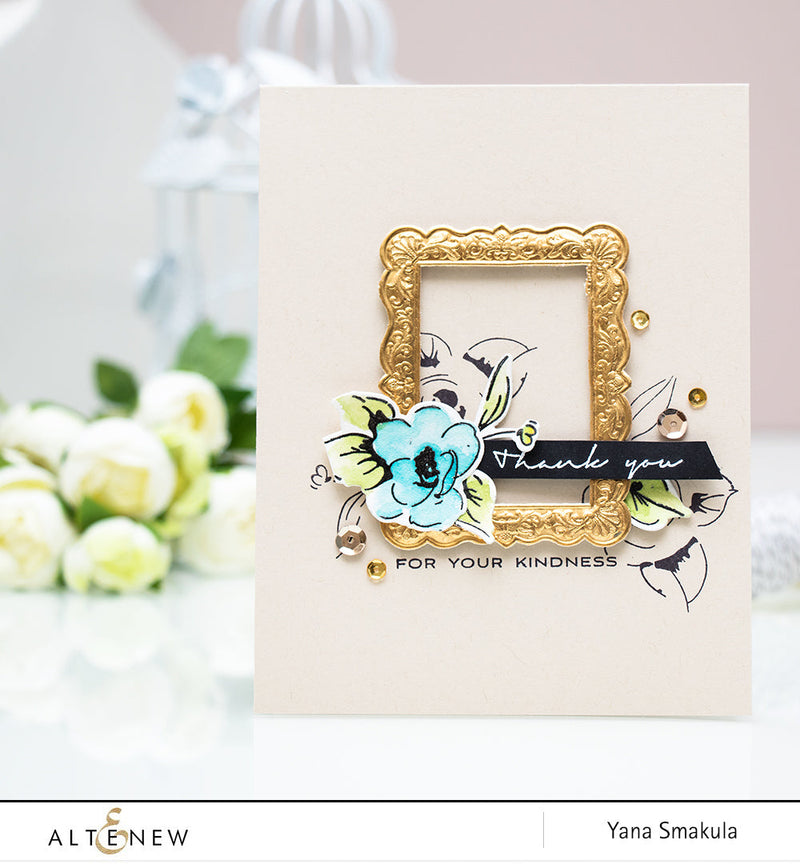 Watercoloring Painted Flowers