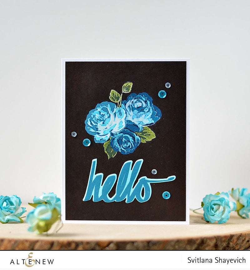 Negative Layered Stamping