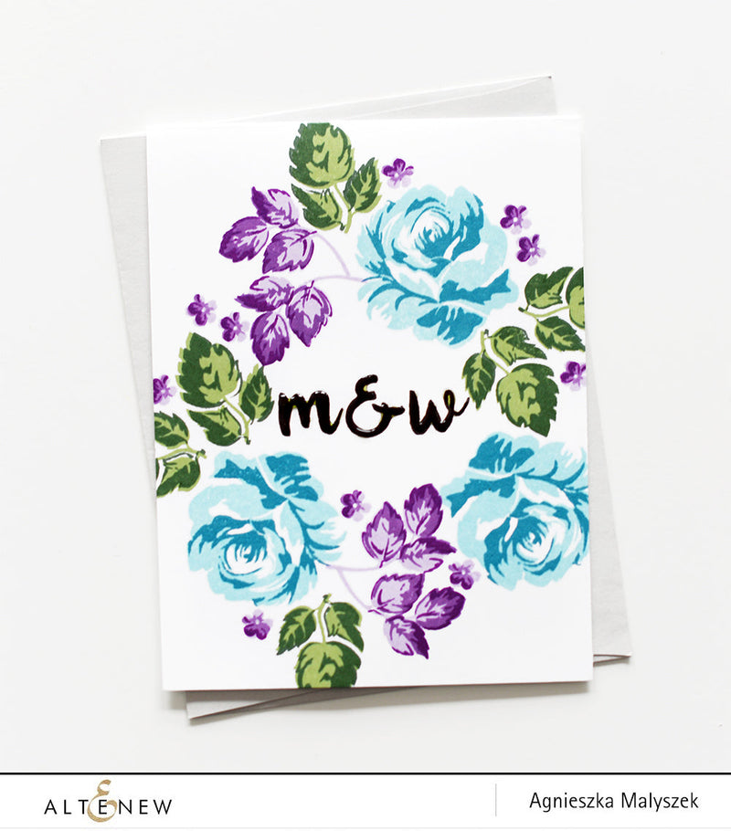 Simple Initials card
