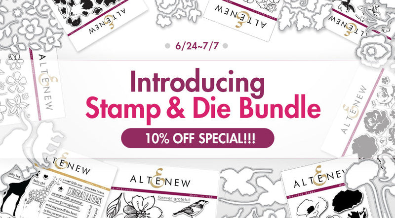 Introducing Altenew Stamp & Die Bundles!