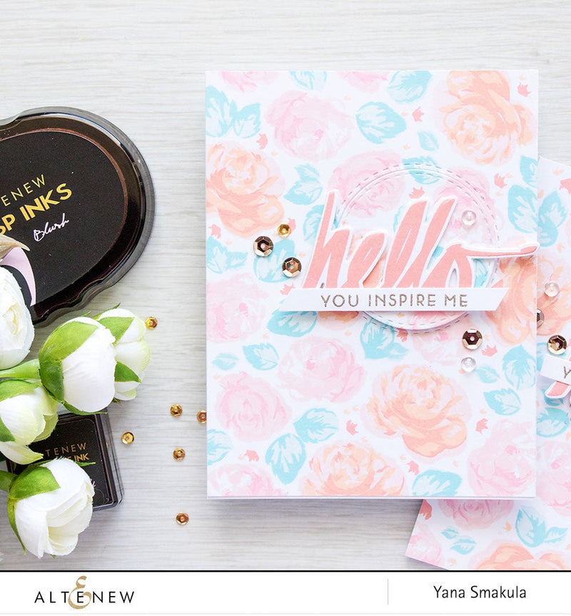 Video: Vintage Roses Stamped Pattern