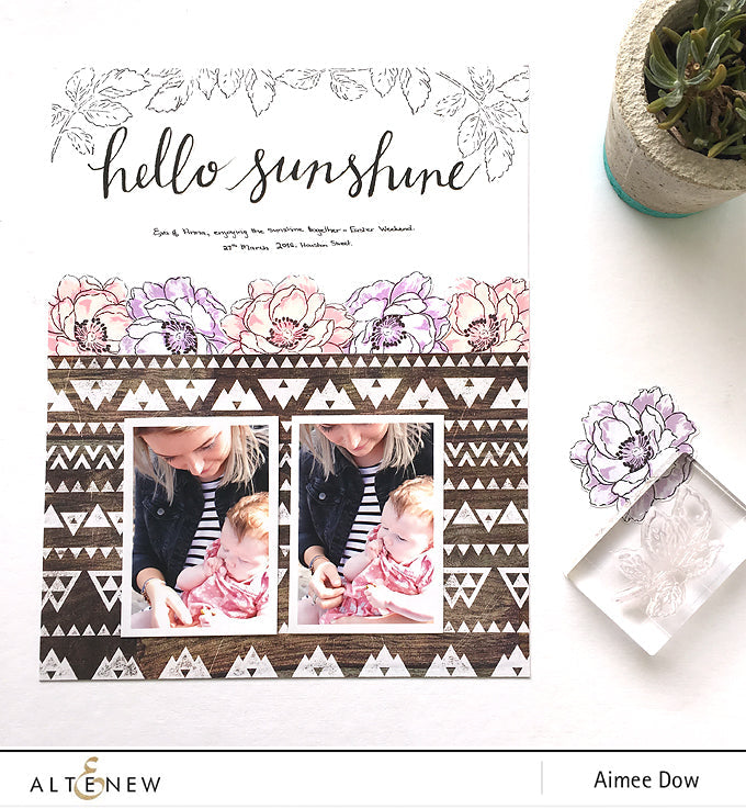 Hello Sunshine Layout