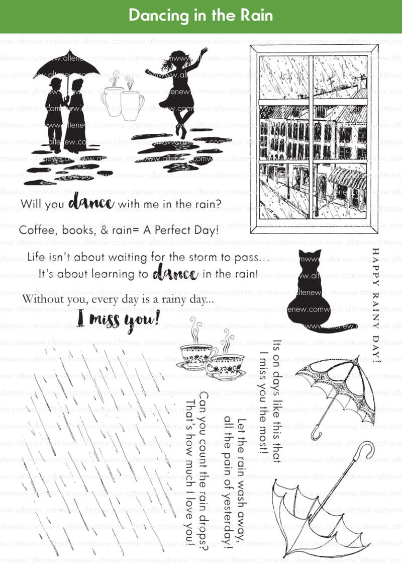 Stamp Focus: Dancing in the rain