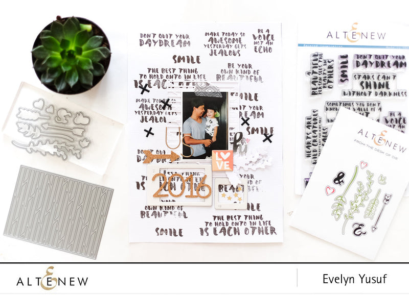 Daily Inspiration: Bold Background Scrapbook Layout Why Not?!