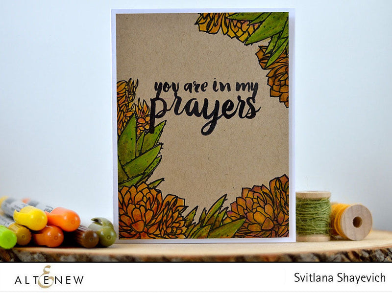 Succulents Colored With Distress Crayons